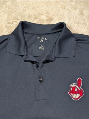 Cleveland Indians Chief Wahoo Mens Polo
